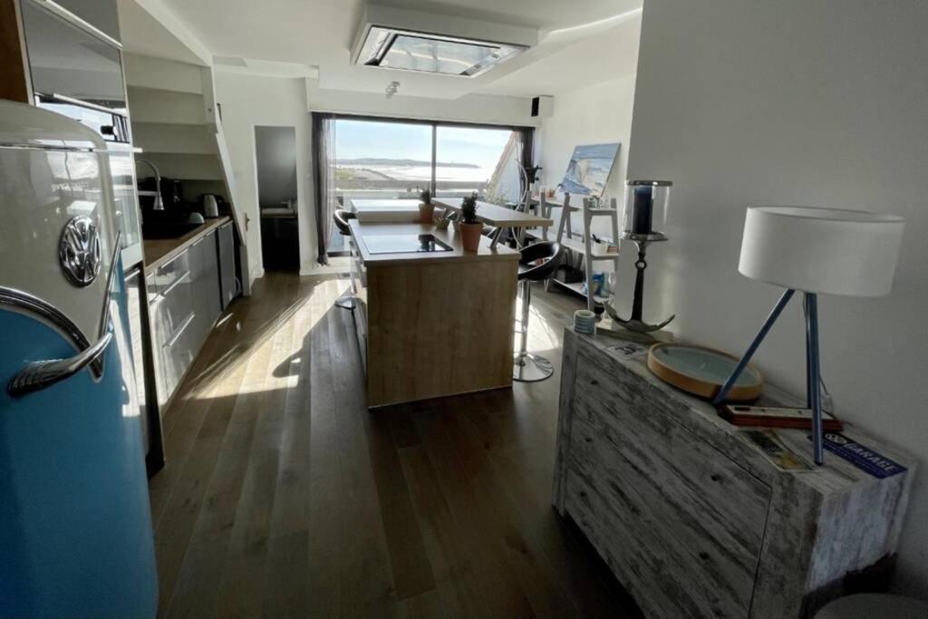 Duplex Avec Jacuzzi Vue Imprenable Sur La Baie De Wissant Apartment ภายนอก รูปภาพ